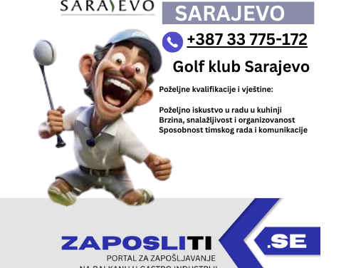 Pomoćni kuhar – Sarajevo