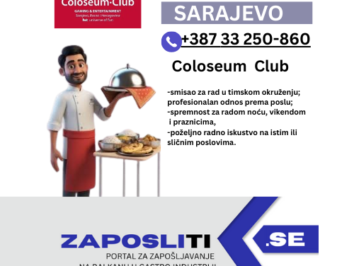 Pomoćni kuhar – Sarajevo