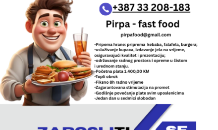 Pomoćni kuhar – Sarajevo