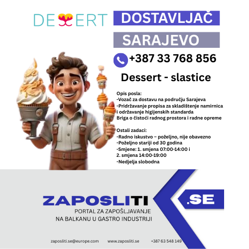 Dostavljač -Sarajevo