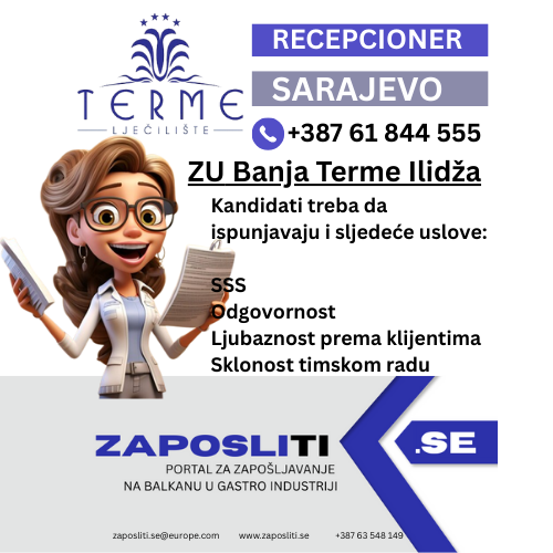Recepcioner – Sarajevo